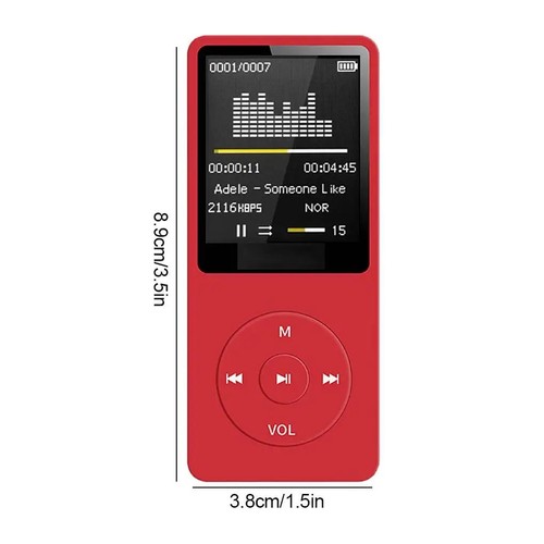 Pink mp3 mp4 player - pink,