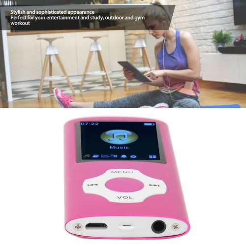 Pink mp3 player inch lcd - inch,