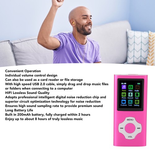 Mini mp3 player - video, music