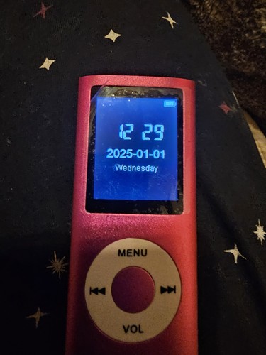 Pink mp3 player digital music - mp3,